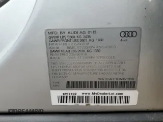 2013 Audi Q5 Premium Plus with VIN WA1LFAFP1DA051958, listed as a Copart auction lot 59240815 with 130,470 mi miles and Salvage title. Bid and sale history available at DreamBid. Image 13.