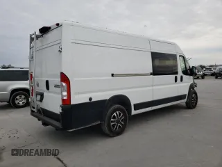 2023 Ram ProMaster Cargo with VIN 3C6MRVJG9PE539774, listed as a Copart auction lot 44269195 with 8,650 mi miles and Salvage Title. Bid and sale history available at DreamBid. Image 3.