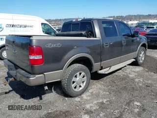 2005 Ford F-150 XLT with VIN 1FTPW14525KE37907, listed as a IAAI auction lot 41898408 with 191,167 mi miles. Bid and sale history available at carsss.com. Image 4.