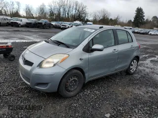 2009 Toyota Yaris with VIN JTDKT903095238977, listed as a Copart auction lot 46437355 with 181,452 mi miles and Salvage Title. Bid and sale history available at carsss.com. Image 1.