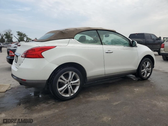 2011 Nissan Murano CrossCabriolet with VIN JN8AZ1FY5BW001243, listed as a Copart auction lot 76470394 with NaN miles and Salvage Title. Bid and sale history available at carsss.com. Image 3.
