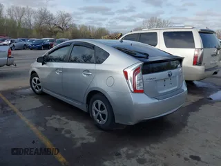 2012 Toyota Prius One with VIN JTDKN3DU2C0334107, listed as a IAAI auction lot 41891637 with 173,469 mi miles. Bid and sale history available at carsss.com. Image 3.