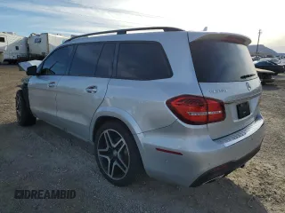 2017 Mercedes-Benz GLS 550 with VIN 4JGDF7DE1HA874776, listed as a Copart auction lot 43301714 with 97,583 mi miles and . Bid and sale history available at DreamBid. Image 2.