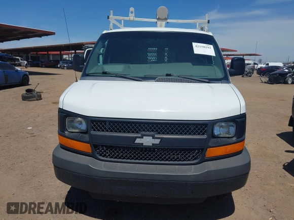 2015 Chevrolet Express Cargo with VIN 1GCWGFCF5F1287900, listed as a IAAI auction lot 42158192 with 203,632 mi miles. Bid and sale history available at carsss.com. Image 6.