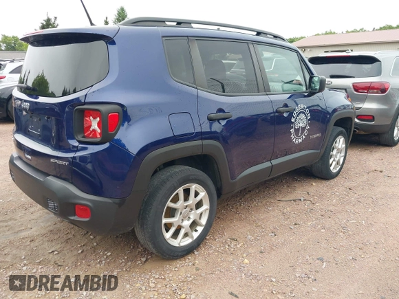 2019 Jeep Renegade Upland z VIN ZACNJBAB4KPJ77465, wystawiony jako IAAI lot #42572228 z przebiegiem 63 453 mil mil oraz . Historia ofert i sprzedaży dostępna na DreamBid. Obrazek 4.
