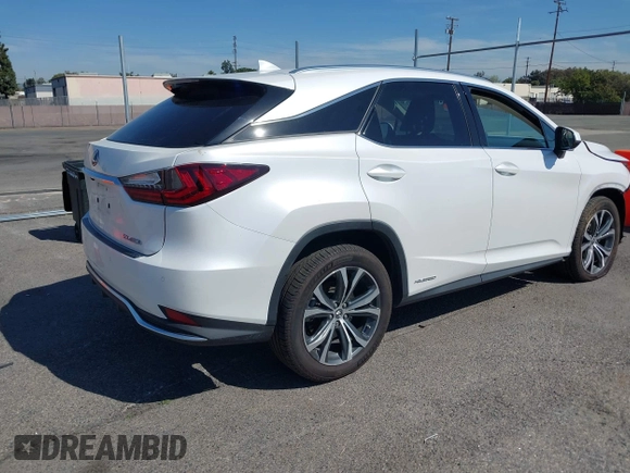 2021 Lexus RX with VIN 2T2HGMDAXMC059802, listed as a IAAI auction lot 41861911 with 31,791 mi miles. Bid and sale history available at carsss.com. Image 4.