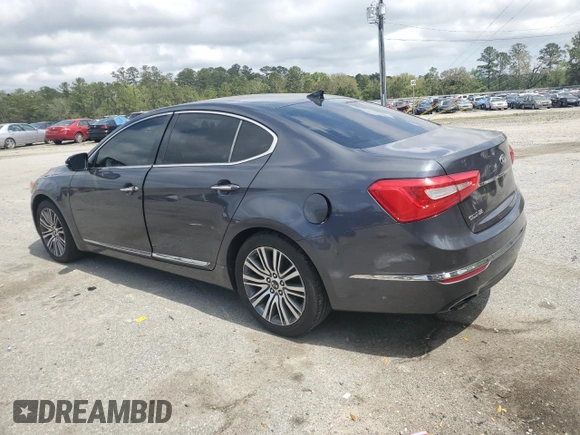 2015 Kia Cadenza Premium z VIN KNALN4D76F5193678, wystawiony jako Copart lot #51409955 z przebiegiem 106 802 mil mil oraz Szkoda całkowita • Salvage title. Historia ofert i sprzedaży dostępna na DreamBid. Obrazek 2.