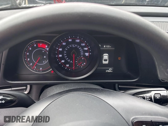 2023 Hyundai Elantra SEL with VIN KMHLM4AG7PU380473, listed as a Copart auction lot 56300615 with 27,864 mi miles and Clean Title. Bid and sale history available at DreamBid. Image 8.