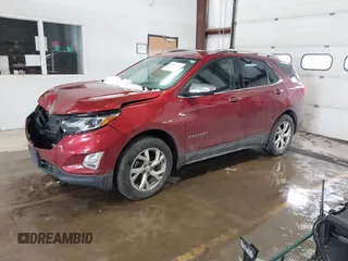 2019 Chevrolet Equinox Premier with VIN 2GNAXXEV0K6110156, listed as a IAAI auction lot 41639256 with 99,531 mi miles and . Bid and sale history available at DreamBid. Image 17.