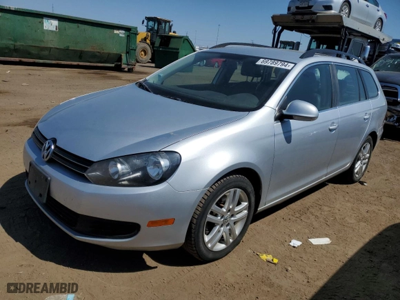 2013 Volkswagen Jetta SportWagen TDI w/Sunroof & Nav with VIN 3VWPL7AJ2DM694955, listed as a Copart auction lot 69789794 with 109,204 mi miles and Clean Title. Bid and sale history available at carsss.com. Image 1.