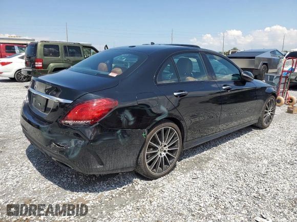 2019 Mercedes-Benz C 300 with VIN 55SWF8DB9KU297937, listed as a Copart auction lot 64764675 with 73,831 mi miles and Salvage title. Bid and sale history available at DreamBid. Image 3.