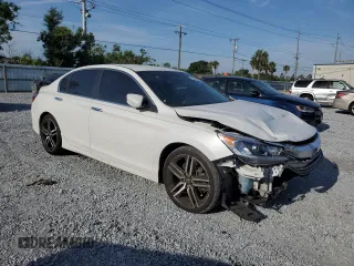 2016 Honda Accord Sport with VIN 1HGCR2F58GA202124, listed as a Copart auction lot 55291255 with 84,153 mi miles and Salvage Title. Bid and sale history available at DreamBid. Image 4.