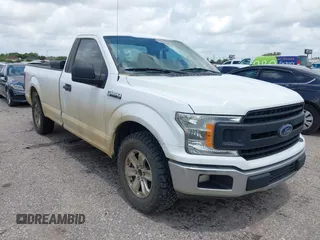 2019 Ford F-150 XL z VIN 1FTMF1C50KKC79017, wystawiony jako IAAI lot #42514397 z przebiegiem 189 548 mil mil oraz . Historia ofert i sprzedaży dostępna na DreamBid. Obrazek 1.