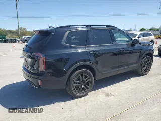 2025 Kia Telluride SX X-Line with VIN 5XYP5DGC0SG599325, listed as a Copart auction lot 51951635 with 3,212 mi miles and Salvage title. Bid and sale history available at DreamBid. Image 3.