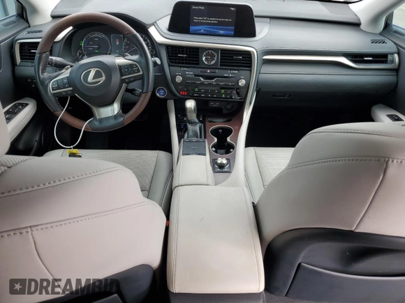 2020 Lexus RX 450h with VIN 2T2HGMDA0LC055045, listed as a Copart auction lot 55824265 with 32,378 mi miles and Salvage title. Bid and sale history available at DreamBid. Image 8.