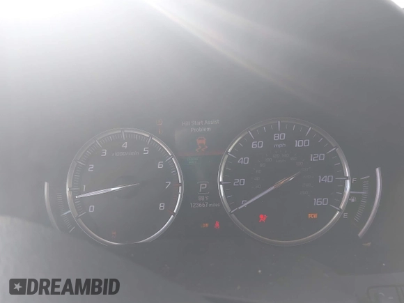 2014 Acura MDX Tech Pkg with VIN 5FRYD3H40EB017646, listed as a IAAI auction lot 41483117 with 123,667 mi miles. Bid and sale history available at carsss.com. Image 7.