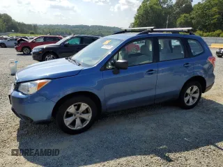 2015 Subaru Forester 2.5i with VIN JF2SJABCXFH807642, listed as a Copart auction lot 62260485 with 153,689 mi miles and Salvage title. Bid and sale history available at DreamBid. Image 1.