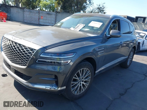 2021 Genesis GV80 with VIN KMUHB4SB8MU060882, listed as a IAAI auction lot 42011746 with Not Provided miles and . Bid and sale history available at DreamBid. Image 2.