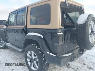 2020 Jeep Wrangler Unlimited Sahara with VIN 1C4HJXEN6LW113725, listed as a IAAI auction lot 41399766 with 87,583 mi miles. Bid and sale history available at carsss.com. Image 18.