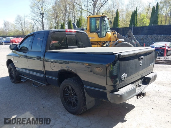 2008 Dodge 1500 SLT with VIN 1D7HU18288J129943, listed as a IAAI auction lot 42137458 with 205,198 mi miles. Bid and sale history available at carsss.com. Image 3.