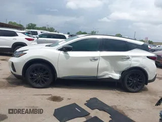 2023 Nissan Murano SV with VIN 5N1AZ2BJ2PC141944, listed as a IAAI auction lot 42159122 with 16,347 mi miles and . Bid and sale history available at DreamBid. Image 13.