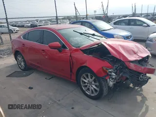 2015 Mazda 6 i Sport with VIN JM1GJ1U50F1201651, listed as a IAAI auction lot 41622987 with 150,850 mi miles and . Bid and sale history available at DreamBid. Image 1.