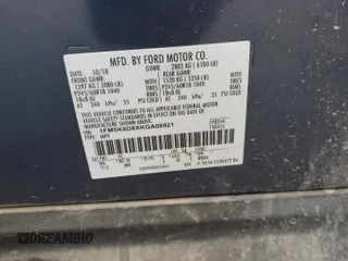 2019 Ford Explorer XLT z VIN 1FM5K8D8XKGA08921, wystawiony jako Copart lot #61784075 z przebiegiem 113 954 mil mil oraz Szkoda całkowita • Salvage title. Historia ofert i sprzedaży dostępna na DreamBid. Obrazek 14.