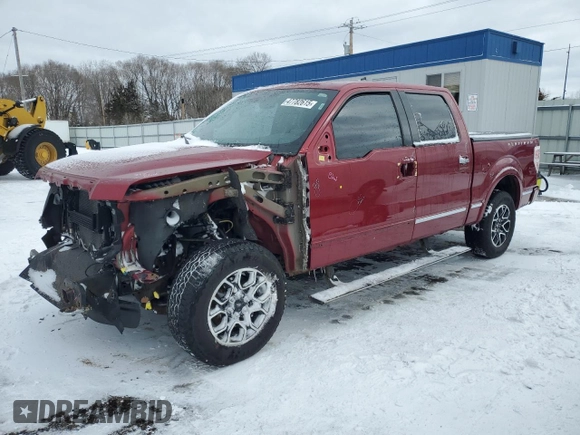 2013 Ford F-150 XL with VIN 1FTFW1EF8DFB67401, listed as a Copart auction lot 47782615 with 175,377 mi miles and Salvage Title. Bid and sale history available at carsss.com. Image 1.