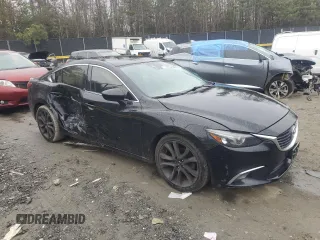 2016 Mazda 6 i Grand Touring with VIN JM1GJ1W53G1475036, listed as a Copart auction lot 86428734 with 123,416 mi miles and Salvage Title. Bid and sale history available at DreamBid. Image 4.