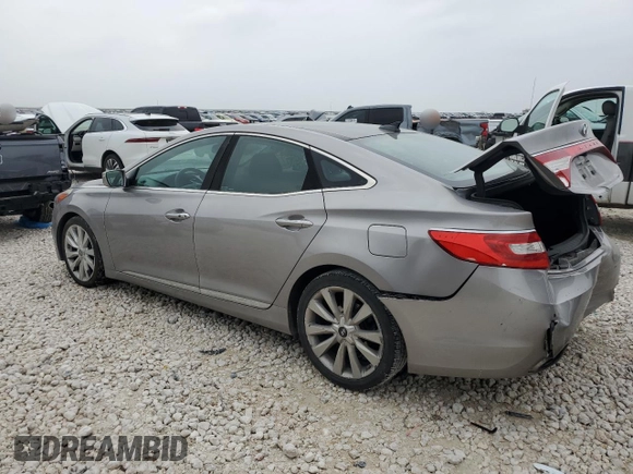 2013 Hyundai Azera with VIN KMHFH4JG5DA327155, listed as a Copart auction lot 51076905 with 228,236 mi miles and Salvage Title. Bid and sale history available at DreamBid. Image 2.