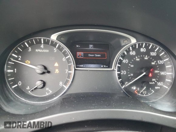 2016 Nissan Altima S with VIN 1N4AL3AP4GC181143, listed as a Copart auction lot 55594225 with 115,308 mi miles and Salvage Title. Bid and sale history available at DreamBid. Image 9.