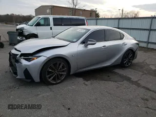 2022 Lexus IS 350 F Sport with VIN JTHGZ1E24N5024685, listed as a Copart auction lot 84456454 with 42,782 mi miles and Salvage title. Bid and sale history available at DreamBid. Image 1.