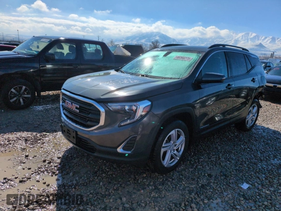 2019 GMC Terrain SLE with VIN 3GKALTEX4KL370851, listed as a Copart auction lot 46366275 with 126,581 mi miles and Salvage Title. Bid and sale history available at carsss.com. Image 1.