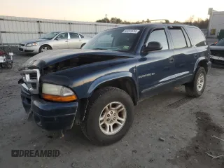 2001 Dodge Durango with VIN 1B4HS28Z21F637575, listed as a Copart auction lot 83012674 with 276,619 mi miles and Salvage Title. Bid and sale history available at carsss.com. Image 1.