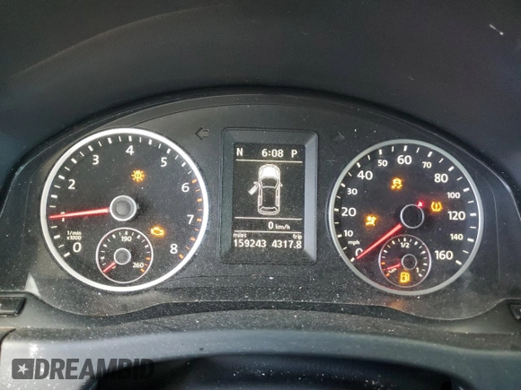 2011 Volkswagen Tiguan SE with VIN WVGBV7AXXBW544449, listed as a Copart auction lot 54678055 with 159,243 mi miles and Salvage Title. Bid and sale history available at DreamBid. Image 9.