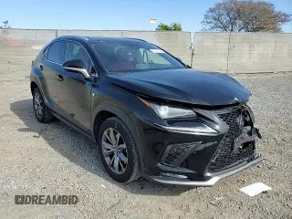2021 Lexus NX 300 F Sport with VIN JTJSARBZ6M2198757, listed as a Copart auction lot 48591825 with 61,998 mi miles and Salvage title. Bid and sale history available at DreamBid. Image 12.
