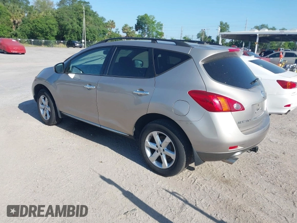 2009 Nissan Murano SL with VIN JN8AZ18U69W006374, listed as a IAAI auction lot 42021900 with 209,749 mi miles. Bid and sale history available at carsss.com. Image 3.