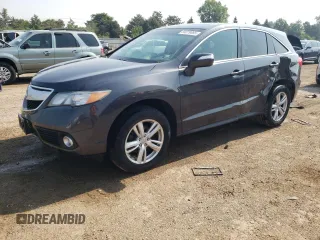2014 Acura RDX Technology with VIN 5J8TB4H54EL018104, listed as a Copart auction lot 59379895 with 130,982 mi miles and Salvage title. Bid and sale history available at DreamBid. Image 1.