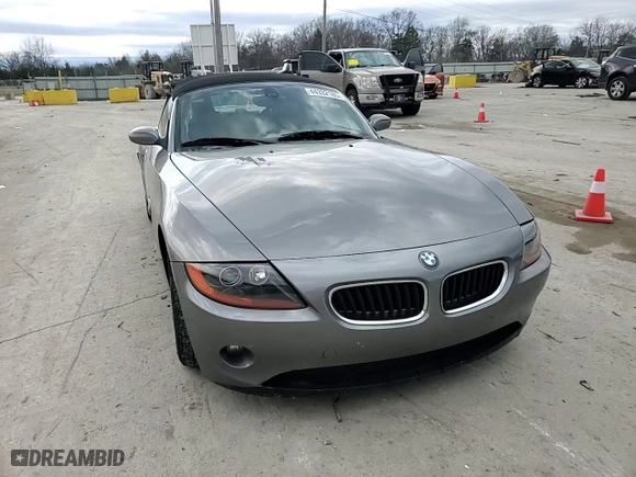 2004 BMW Z4 2.5i with VIN 4USBT33544LS53099, listed as a Copart auction lot 44332185 with NaN miles and Salvage Title. Bid and sale history available at carsss.com. Image 11.