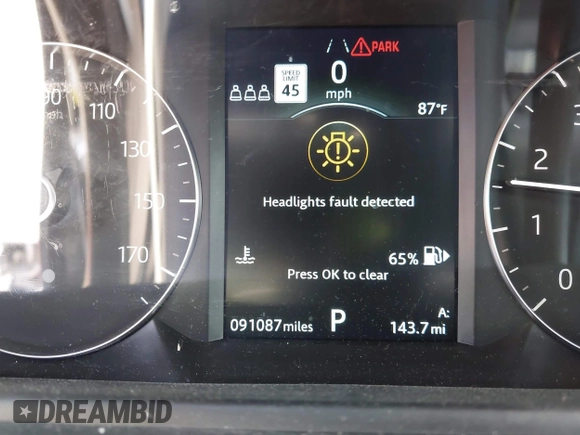 2020 Land Rover Range Rover Velar S with VIN SALYB2EX5LA277829, listed as a IAAI auction lot 42033406 with 91,087 mi miles and . Bid and sale history available at DreamBid. Image 16.