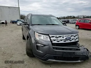 2018 Ford Explorer XLT with VIN 1FM5K8D89JGC38609, listed as a Copart auction lot 50925055 with 56,794 mi miles and Salvage Title. Bid and sale history available at DreamBid. Image 11.