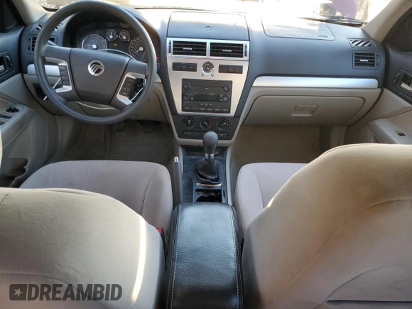 2006 Mercury Milan with VIN 3MEFM07Z56R607151, listed as a Copart auction lot 84704544 with 228,205 mi miles and Salvage title. Bid and sale history available at DreamBid. Image 8.