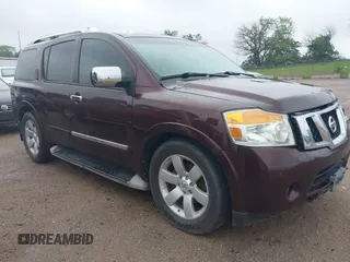 2014 Nissan Armada SL z VIN 5N1BA0NC8EN601509, wystawiony jako IAAI lot #42420782 z przebiegiem 131 717 mil mil oraz . Historia ofert i sprzedaży dostępna na DreamBid. Obrazek 1.