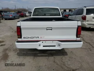 1992 GMC Sonoma with VIN 1GTCS14Z8N8505850, listed as a Copart auction lot 49582175 with 44,301 mi miles and Salvage Title. Bid and sale history available at carsss.com. Image 6.