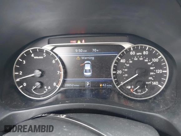 2021 Nissan Altima SV with VIN 1N4BL4DV2MN421715, listed as a IAAI auction lot 42525293 with 39,052 mi miles and . Bid and sale history available at DreamBid. Image 7.