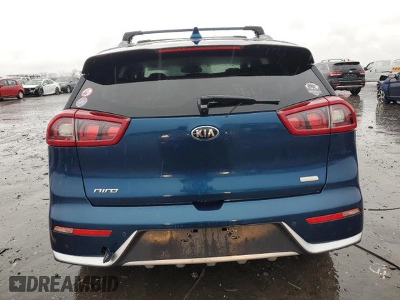 2019 Kia Niro Touring with VIN KNDCE3LC5K5274841, listed as a Copart auction lot 43465525 with 177,640 mi miles and Salvage Title. Bid and sale history available at carsss.com. Image 6.
