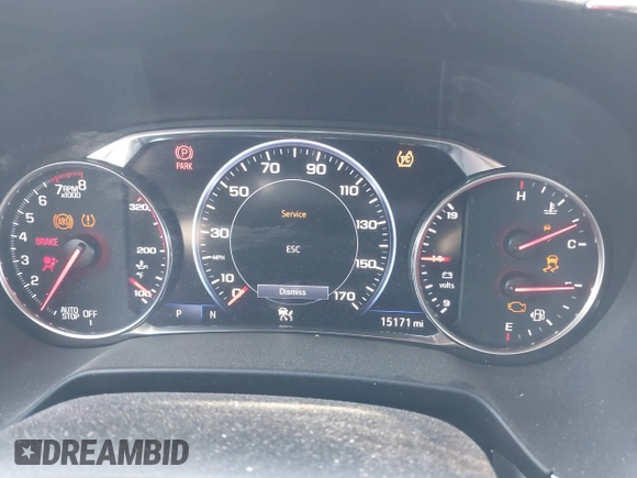 2024 Chevrolet Blazer RS z VIN 3GNKBERS0RS155598, wystawiony jako IAAI lot #39970423 z przebiegiem 15 171 mil mil oraz . Historia ofert i sprzedaży dostępna na DreamBid. Obrazek 7.
