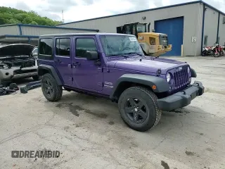 2018 Jeep Wrangler Unlimited Sport with VIN 1C4BJWDG9JL910410, listed as a Copart auction lot 56561955 with 57,450 mi miles and Salvage title. Bid and sale history available at DreamBid. Image 15.