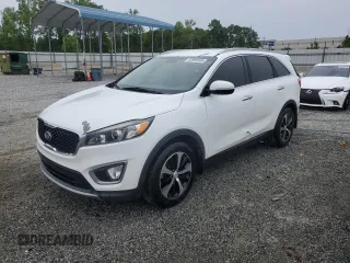 2016 Kia Sorento EX with VIN 5XYPH4A52GG125241, listed as a Copart auction lot 55995805 with 128,788 mi miles and Salvage title. Bid and sale history available at DreamBid. Image 1.
