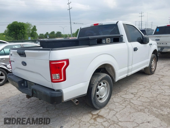 2017 Ford F-150 XL with VIN 1FTMF1C89HKC76507, listed as a IAAI auction lot 42130115 with 228,282 mi miles. Bid and sale history available at carsss.com. Image 4.